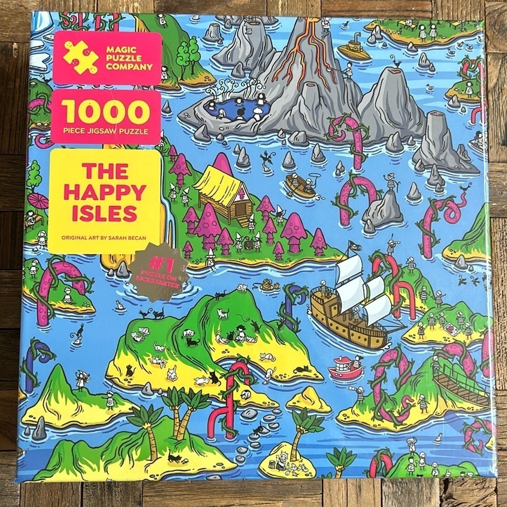The Happy Isles Magic Puzzle Company 1000 Piece Jigsaw Puzzle NWT